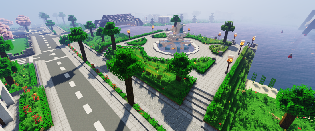 Park w centrum miasta